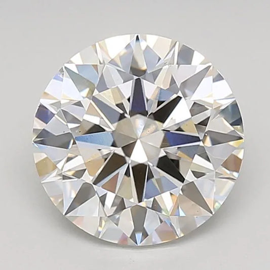 2.85ct Round Lab Grown Diamond (Colour G, Clarity VS1, Cut ID, IGI Certified)
