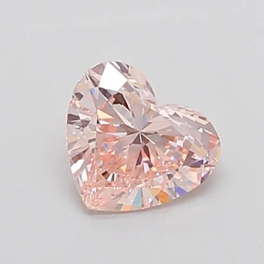 1.06ct Heart Lab Grown Diamond (Colour Fancy Pink, Clarity VVS2, IGI Certified)