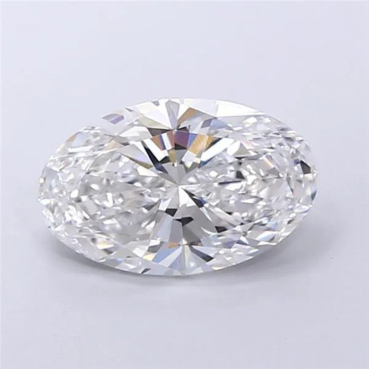 2.52ct Oval Lab Grown Diamond (Colour D, Clarity VVS2, IGI Certified)