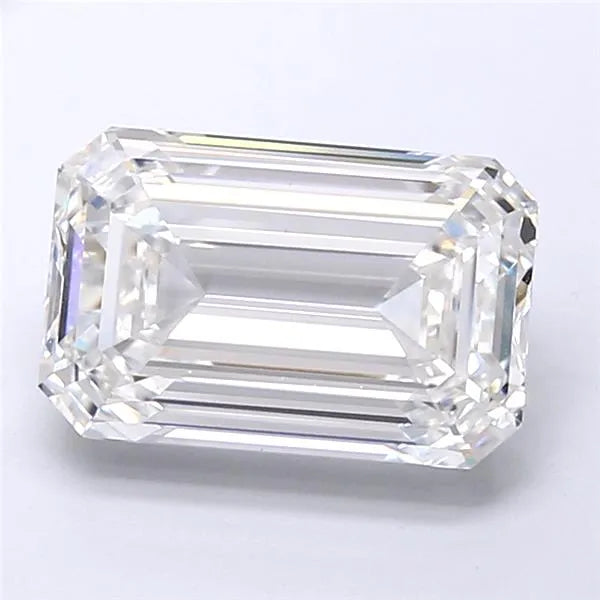 4.30ct Emerald Lab Grown Diamond (Colour F, Clarity VVS2, IGI Certified)
