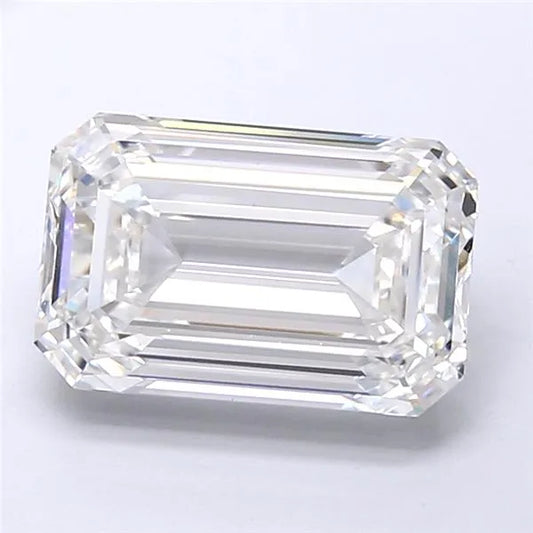 4.30ct Emerald Lab Grown Diamond (Colour F, Clarity VVS2, IGI Certified)