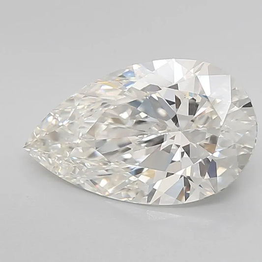 2.50ct Pear Lab Grown Diamond (Colour H, Clarity IF, IGI Certified)