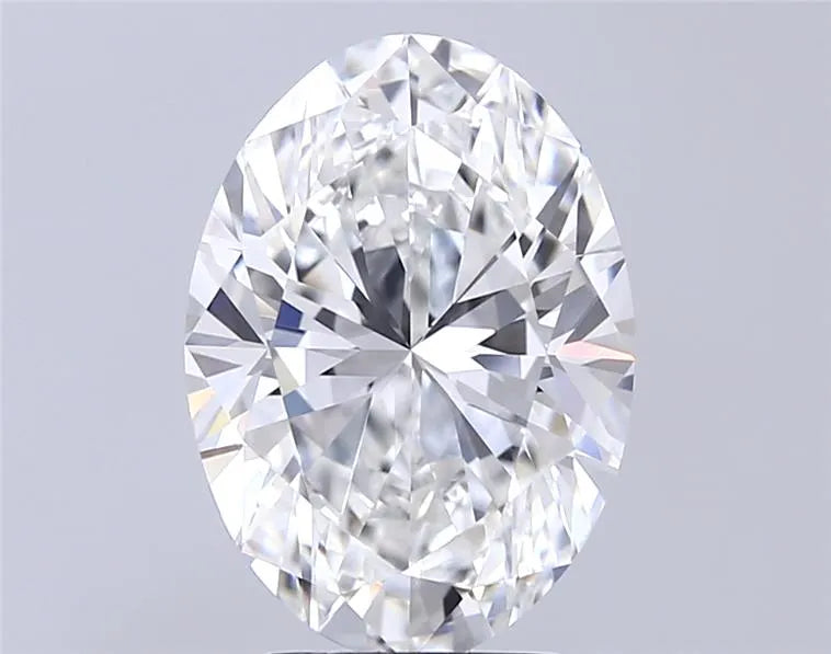 4.04ct Oval Lab Grown Diamond (Colour F, Clarity VVS2, IGI Certified)