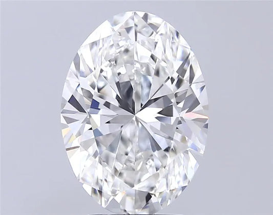 4.04ct Oval Lab Grown Diamond (Colour F, Clarity VVS2, IGI Certified)