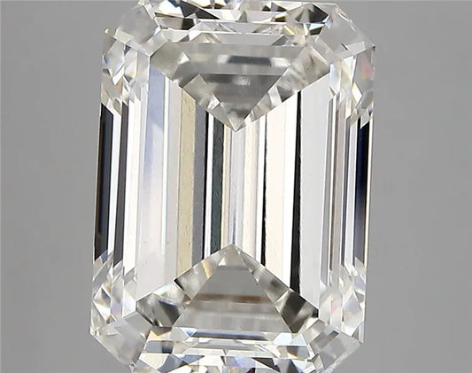 5.67ct Emerald Lab Grown Diamond (Colour G, Clarity VVS2, IGI Certified)