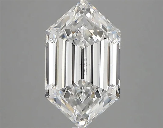 2.74ct Hexagonal Lab Grown Diamond (Colour E, Clarity VS1, IGI Certified)