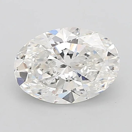 4.00ct Oval Lab Grown Diamond (Colour E, Clarity VVS2, IGI Certified)