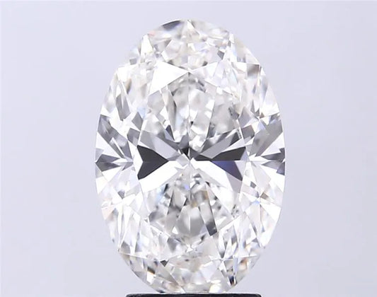 3.51ct Oval Lab Grown Diamond (Colour F, Clarity VVS2, IGI Certified)