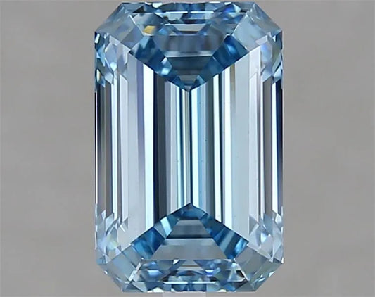 2.00ct Emerald Lab Grown Diamond (Colour Fancy Intense Blue, Clarity VVS2, IGI Certified)