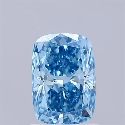 1.09ct Cushion brilliant Lab Grown Diamond (Colour Fancy Vivid Blue, Clarity VS1, IGI Certified)