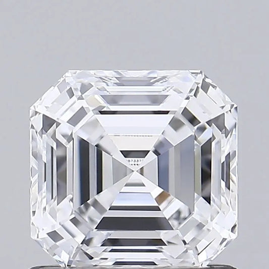 1.00ct Asscher Lab Grown Diamond (Colour D, Clarity IF, IGI Certified)