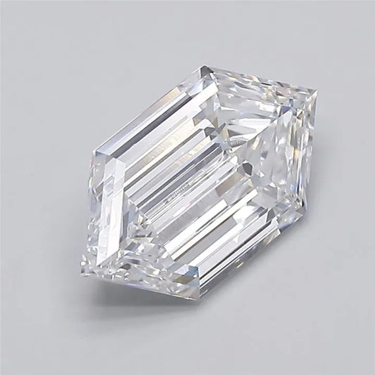 2.61ct Hexagonal Lab Grown Diamond (Colour D, Clarity VVS2, IGI Certified)
