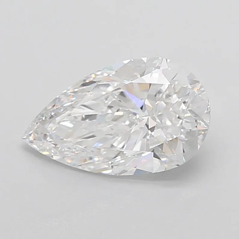 4.09ct Pear Lab Grown Diamond (Colour D, Clarity VVS2, IGI Certified)