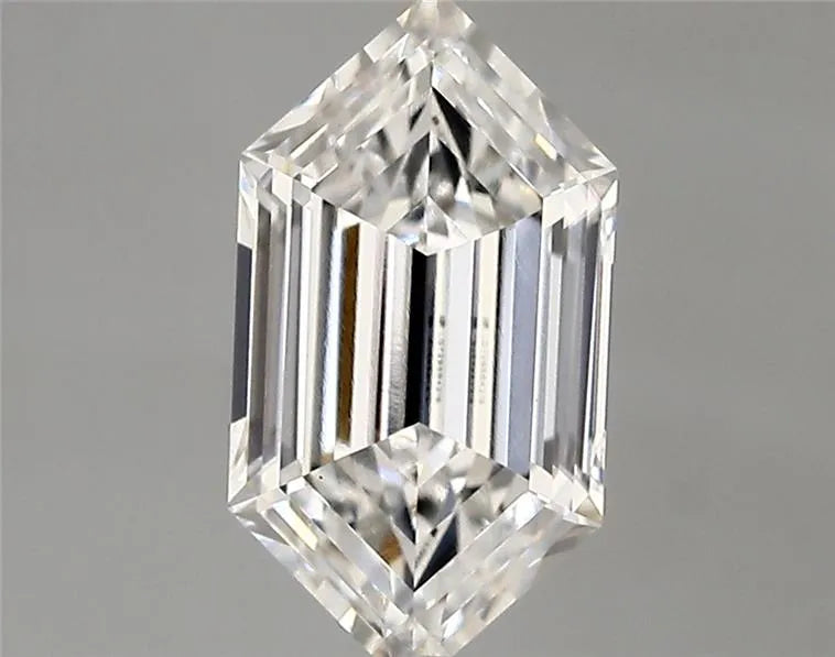 2.03ct Hexagonal Lab Grown Diamond (Colour F, Clarity VVS2, IGI Certified)