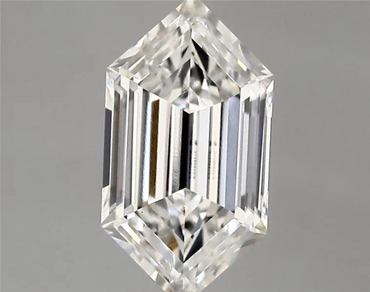 2.03ct Hexagonal Lab Grown Diamond (Colour F, Clarity VVS2, IGI Certified)