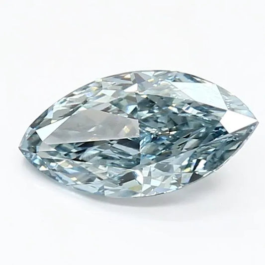 1.07ct Marquise Lab Grown Diamond (Colour Fancy Intense Blue, Clarity VS1, IGI Certified)