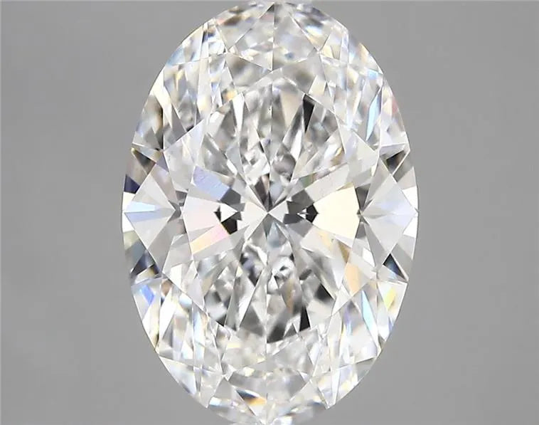 4.00ct Oval Lab Grown Diamond (Colour E, Clarity VVS2, IGI Certified)