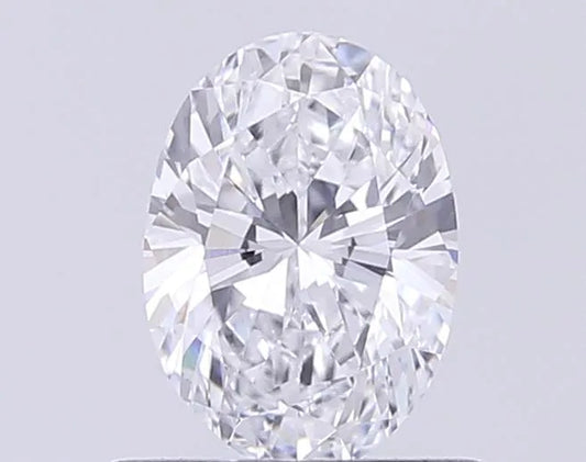 0.55ct Oval Lab Grown Diamond (Colour D, Clarity VVS2, IGI Certified)