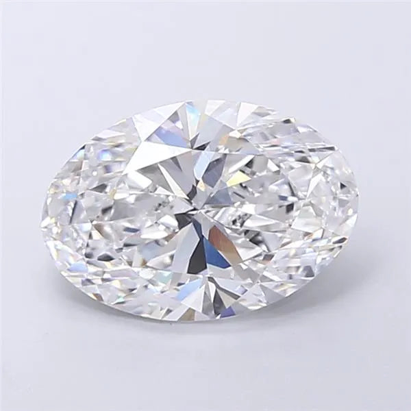 4.09ct Oval Lab Grown Diamond (Colour D, Clarity VVS2, GIA Certified)
