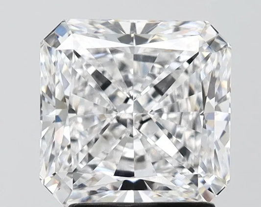 2.42ct Square radiant Lab Grown Diamond (Colour D, Clarity VVS2, IGI Certified)