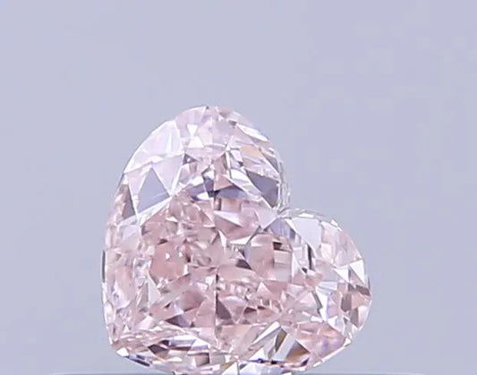 0.34ct Heart Lab Grown Diamond (Colour Fancy Pink, Clarity VS1, IGI Certified)