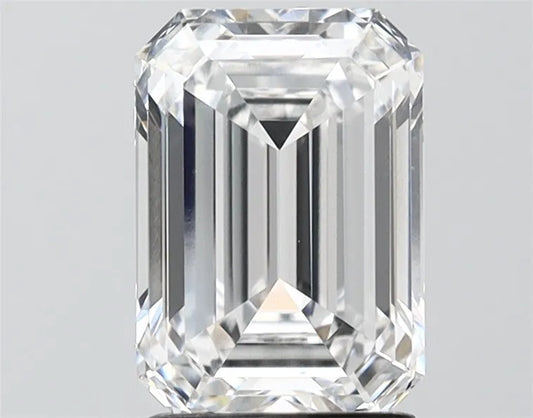 2.23ct Emerald Lab Grown Diamond (Colour D, Clarity VVS2, IGI Certified)