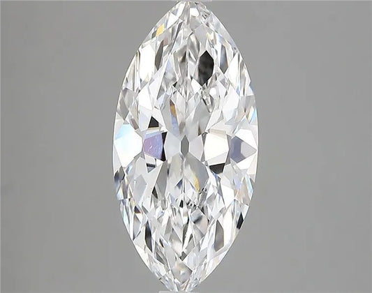 2.56ct Marquise Lab Grown Diamond (Colour D, Clarity VVS2, IGI Certified)