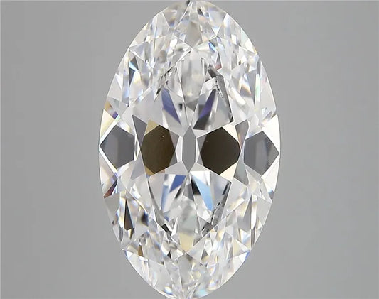 5.39ct Oval Lab Grown Diamond (Colour D, Clarity VVS2, IGI Certified)