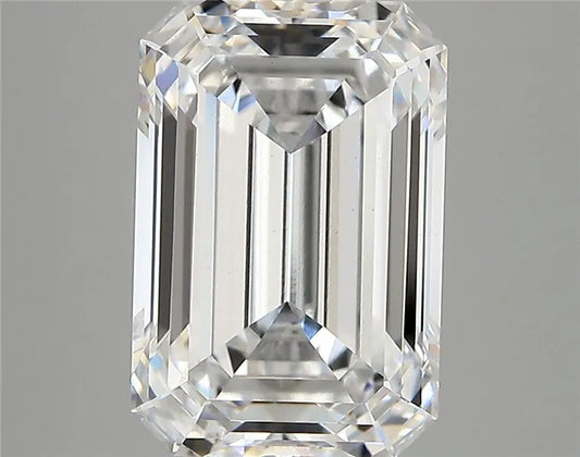 5.68ct Emerald Lab Grown Diamond (Colour E, Clarity VVS2, IGI Certified)