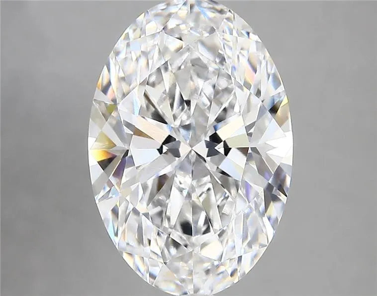4.37ct Oval Lab Grown Diamond (Colour D, Clarity VVS2, IGI Certified)