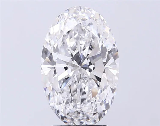 3.50ct Oval Lab Grown Diamond (Colour D, Clarity VS1, IGI Certified)