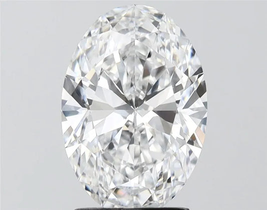 2.33ct Oval Lab Grown Diamond (Colour D, Clarity VVS1, IGI Certified)