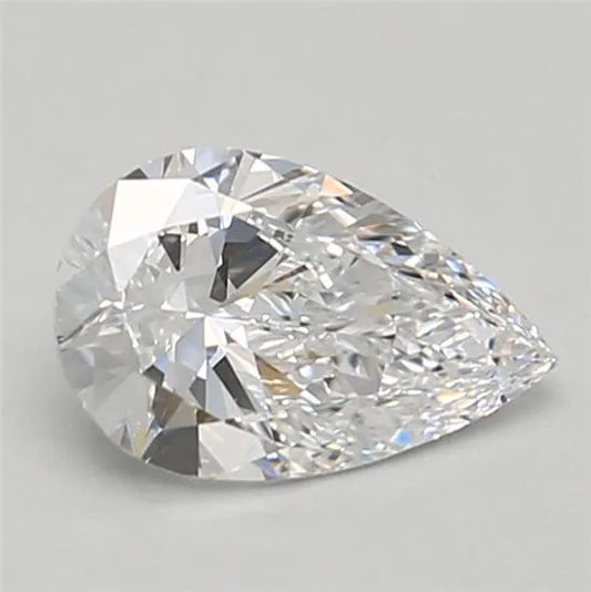 0.62ct Pear Lab Grown Diamond (Colour D, Clarity VVS2, Cut VG, IGI Certified)