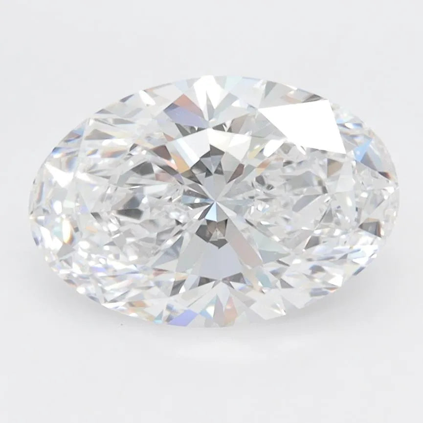 2.10ct Oval Lab Grown Diamond (Colour D, Clarity VVS1, IGI Certified)