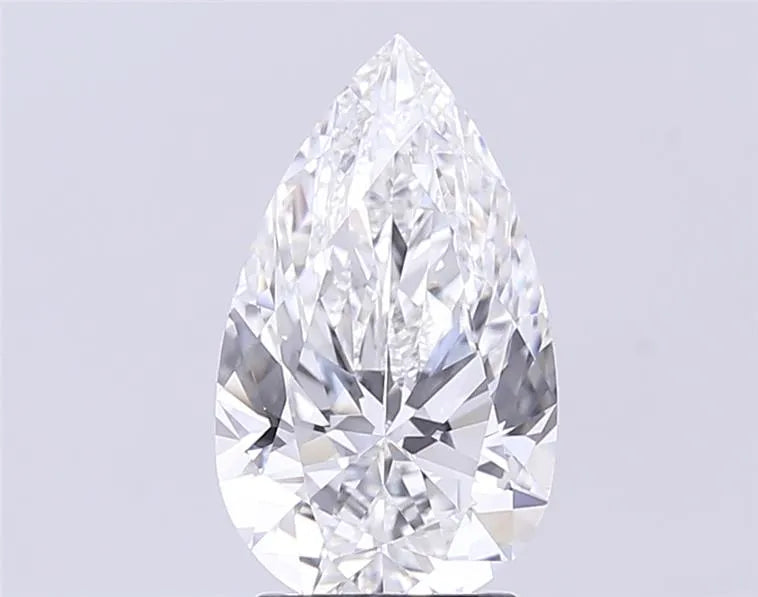 2.81ct Pear Lab Grown Diamond (Colour E, Clarity VVS2, IGI Certified)