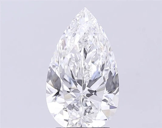 2.81ct Pear Lab Grown Diamond (Colour E, Clarity VVS2, IGI Certified)
