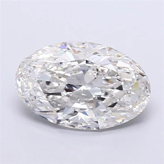 3.02ct Oval Lab Grown Diamond (Colour E, Clarity SI1, IGI Certified)