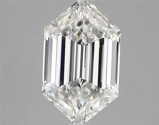 2.39ct Hexagonal Lab Grown Diamond (Colour E, Clarity VVS2, IGI Certified)