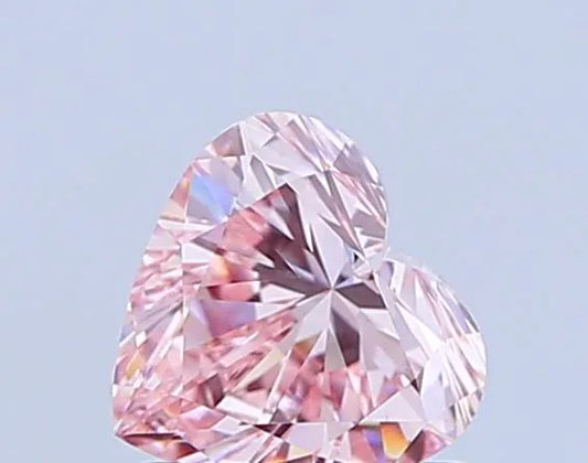 1.01ct Heart Lab Grown Diamond (Colour Fancy Intense Pink, Clarity VS1, Cut GD, IGI Certified)