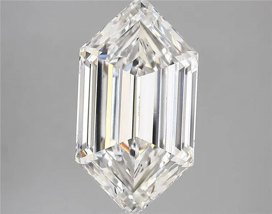 4.52ct Hexagonal Lab Grown Diamond (Colour E, Clarity VS1, IGI Certified)