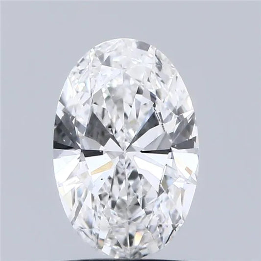 1.00ct Oval Lab Grown Diamond (Colour E, Clarity VS2, IGI Certified)