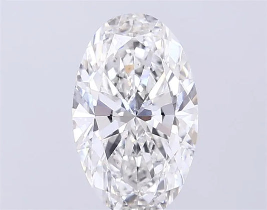 2.00ct Oval Lab Grown Diamond (Colour F, Clarity VS2, IGI Certified)