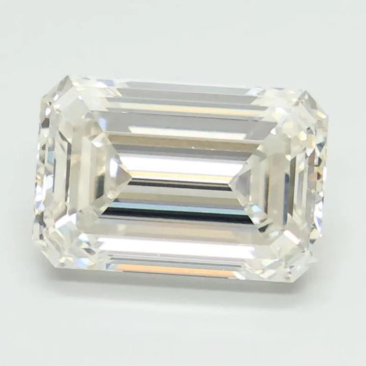 2.88ct Emerald Lab Grown Diamond (Colour G, Clarity VVS2, IGI Certified)