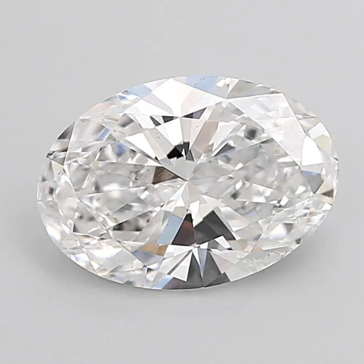2.50ct Oval Lab Grown Diamond (Colour D, Clarity VS2, IGI Certified)