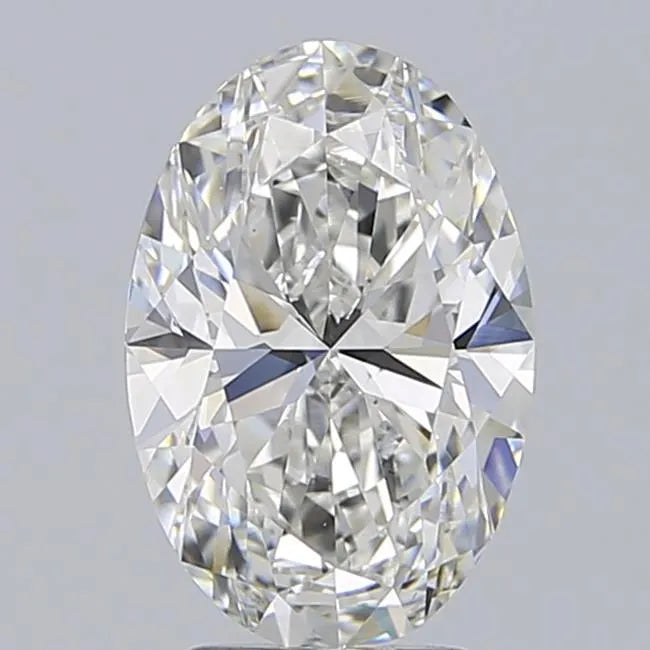 3.00ct Oval Lab Grown Diamond (Colour F, Clarity VS2, IGI Certified)