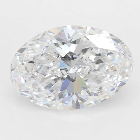 2.10ct Oval Lab Grown Diamond (Colour D, Clarity VVS1, IGI Certified)
