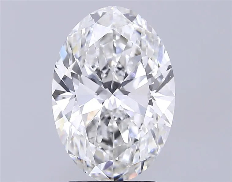 3.50ct Oval Lab Grown Diamond (Colour G, Clarity VVS2, IGI Certified)