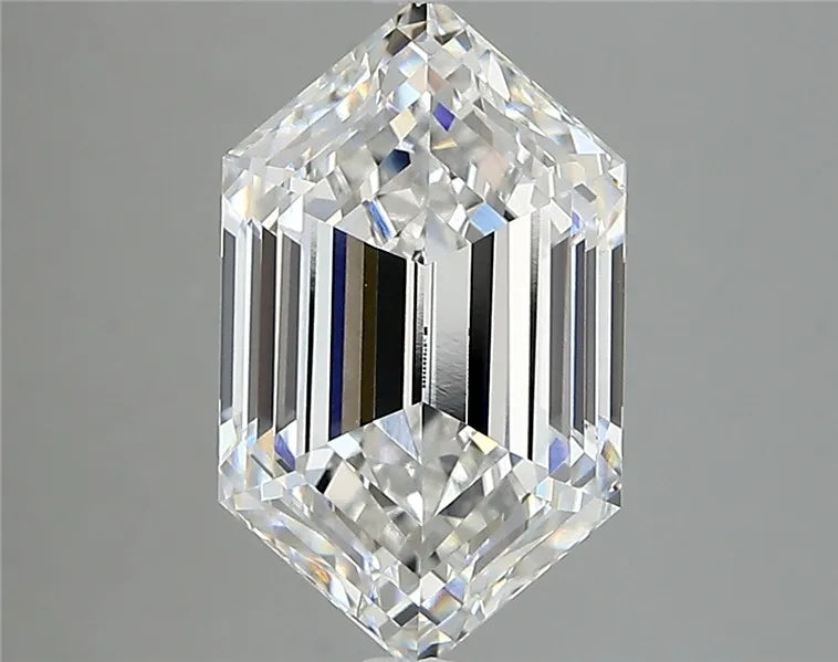 3.20ct Hexagonal Lab Grown Diamond (Colour E, Clarity VVS2, IGI Certified)