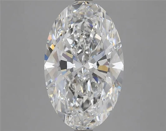 5.51ct Oval Lab Grown Diamond (Colour F, Clarity VS1, IGI Certified)
