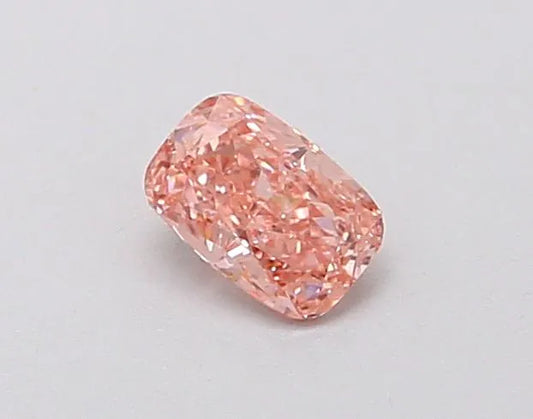 0.24ct Cushion modified Lab Grown Diamond (Colour Fancy Vivid Pink, Clarity VS1, IGI Certified)
